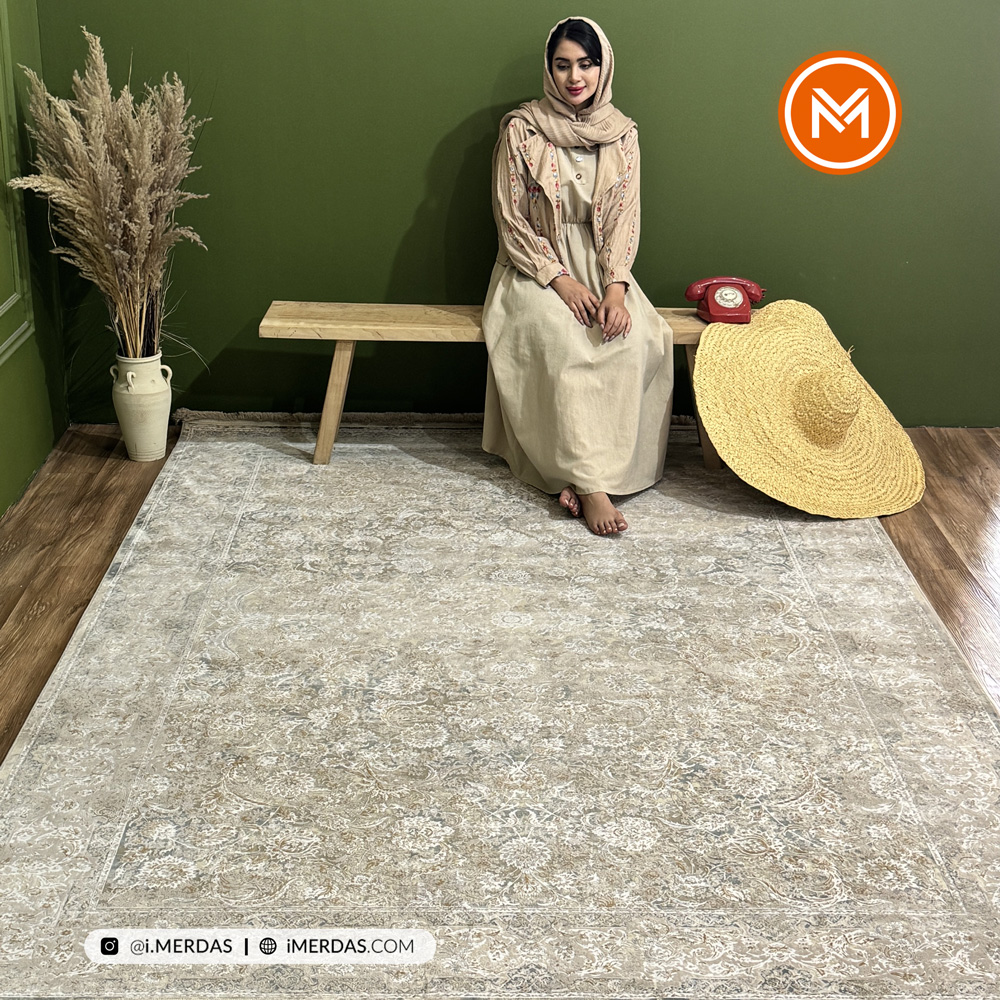 فرش کلاسیک کد GC508 زمینه تمام رنگ